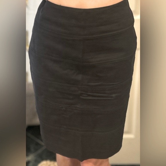 💫TRISTAN High Waist Pencil Knee-Length mini Skirt - Picture 2 of 10
